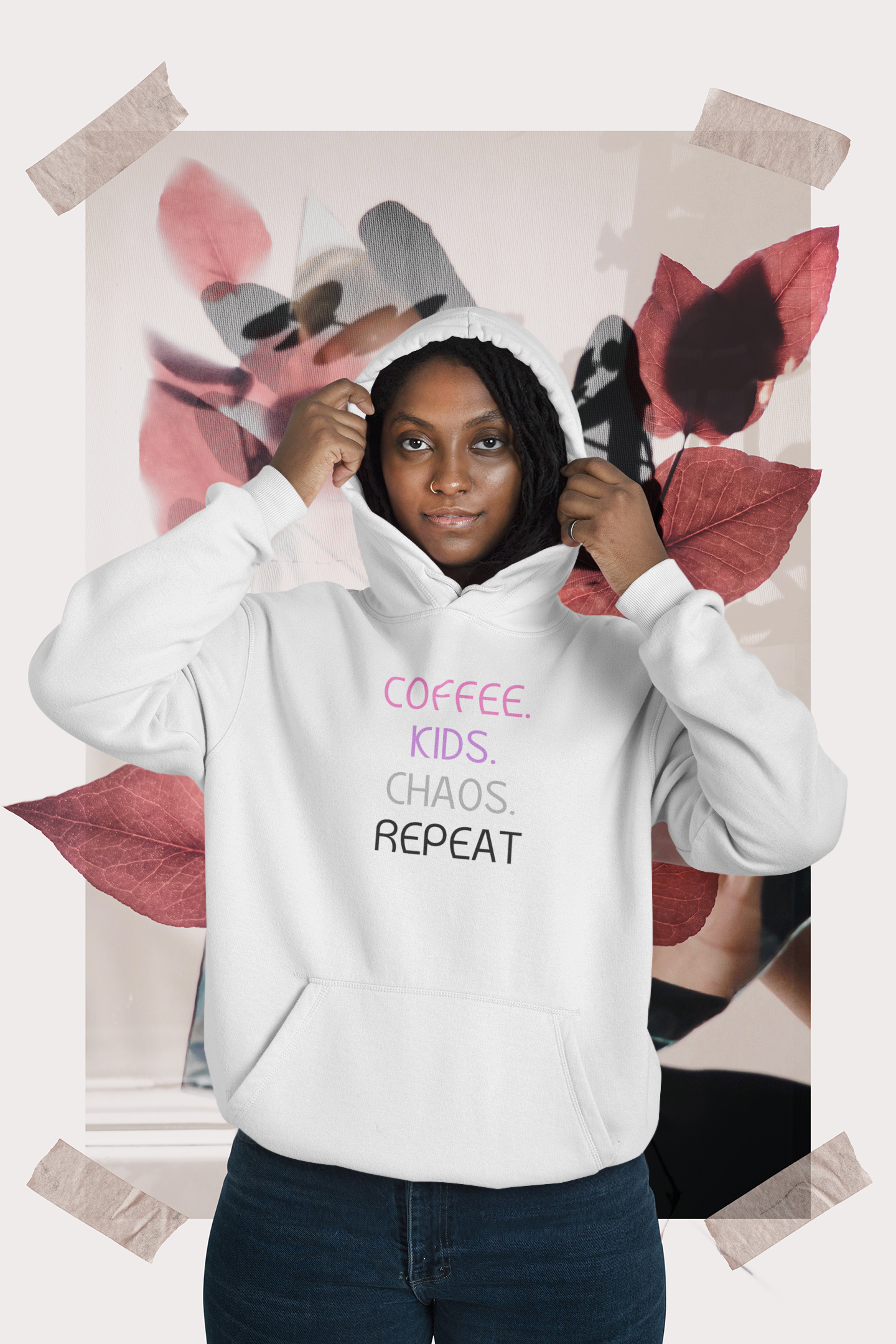 Coffee Kids Chaos Repeat Hoodie