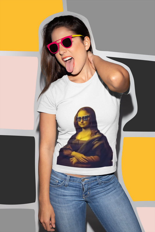 Mona Lisa with Sunglasses T-Shirt
