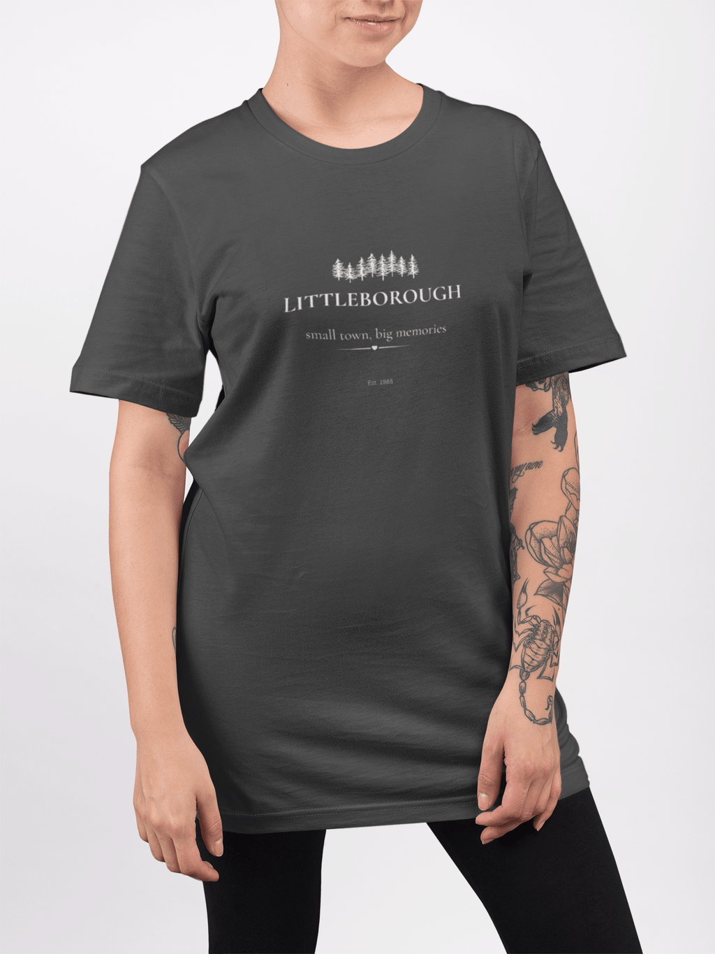 Personalised 'My Happy Place' T-Shirt — Custom Location, Name & Year - AlleyCrafters