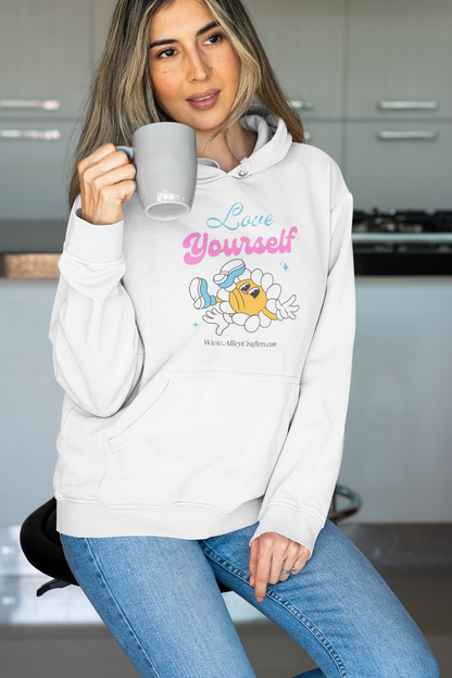 Hooded Sweatshirt - love yourself