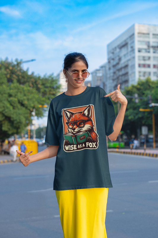 Fox Graphic Tee - Wise as a Fox Unisex Softstyle T-Shirt