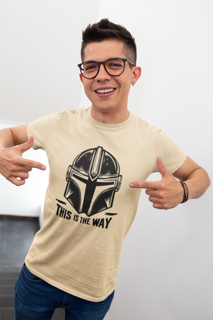 Star Wars Unisex Softstyle T-Shirt - This is the Way Design
