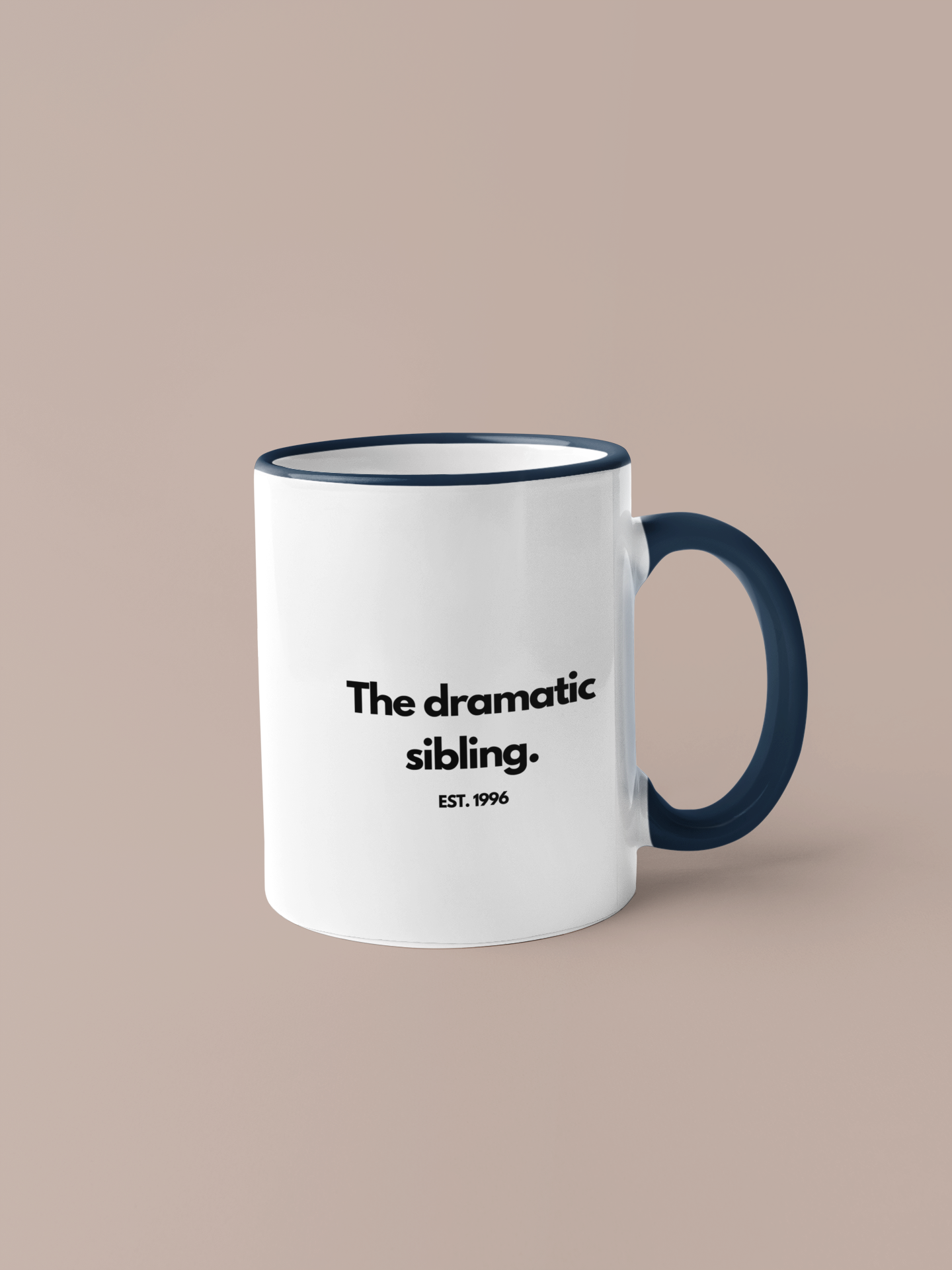 The Crazy Sibling EST 1990 Personalised Mug