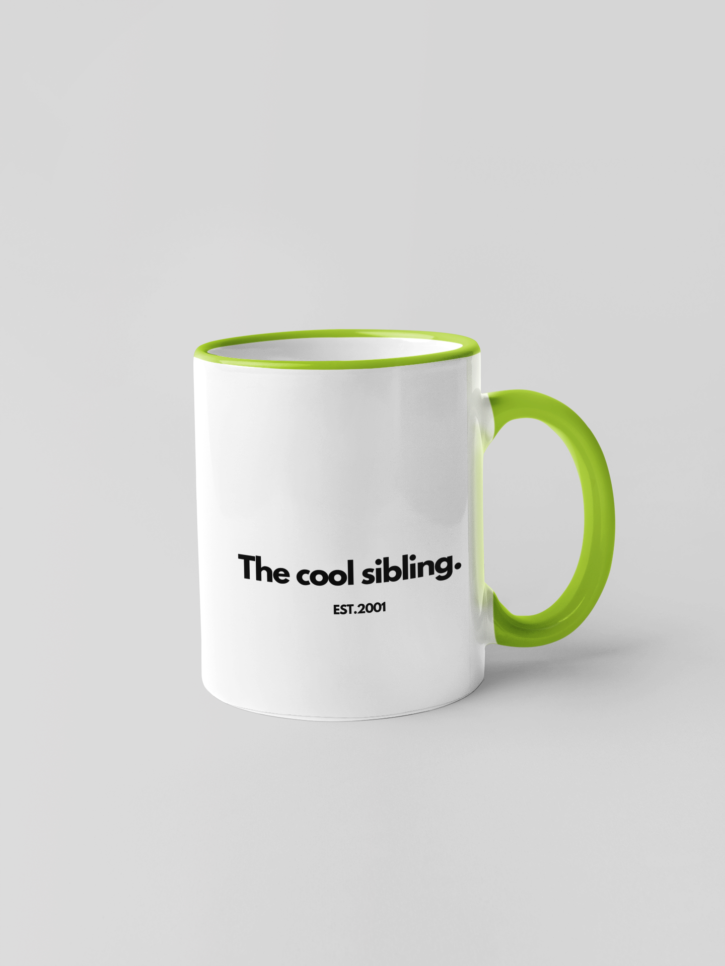 The Crazy Sibling EST 1990 Personalised Mug