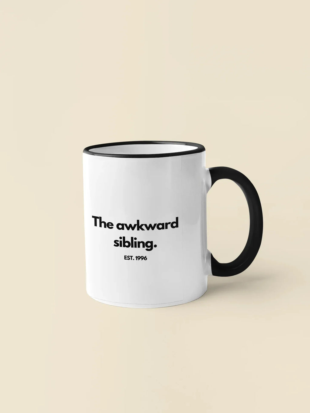 The Crazy Sibling EST 1990 Personalised Mug - Alley Crafters