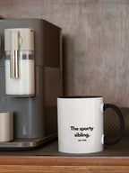 The Crazy Sibling EST 1990 Personalised Mug - Alley Crafters