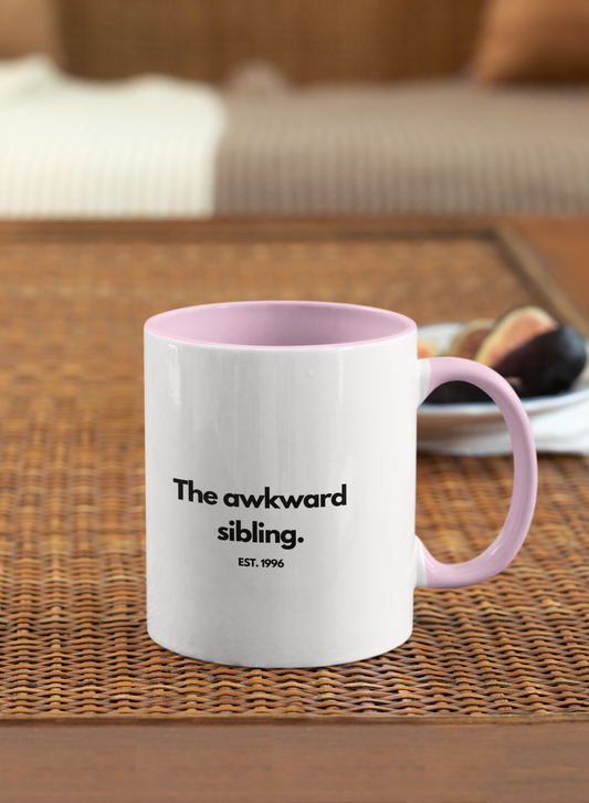 The Crazy Sibling EST 1990 Personalised Mug
