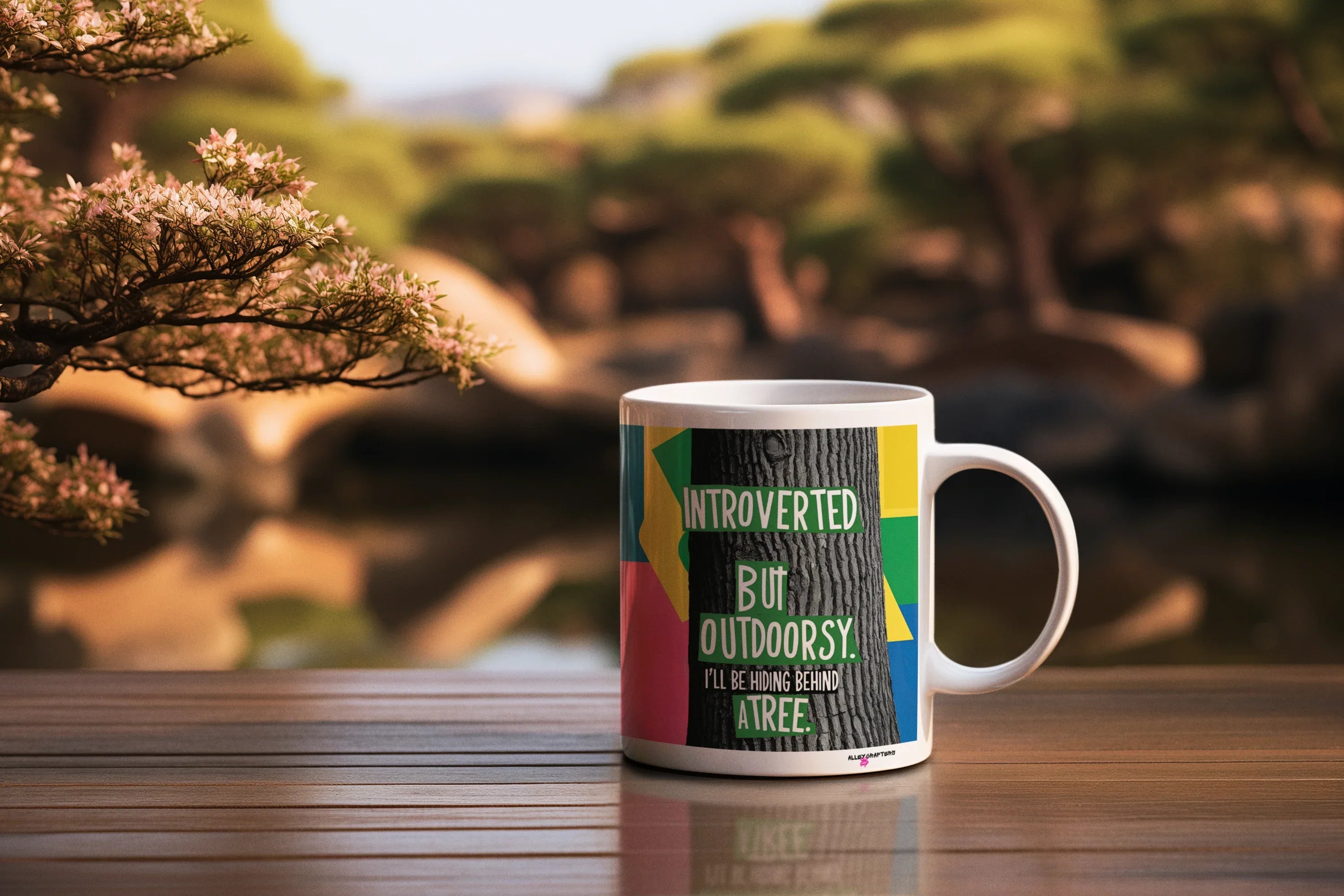 Introverted Outdoorsy Mug - Alley Crafters