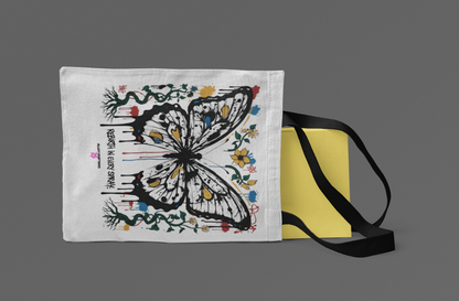Rebirth in Every Spray: Butterfly Tote