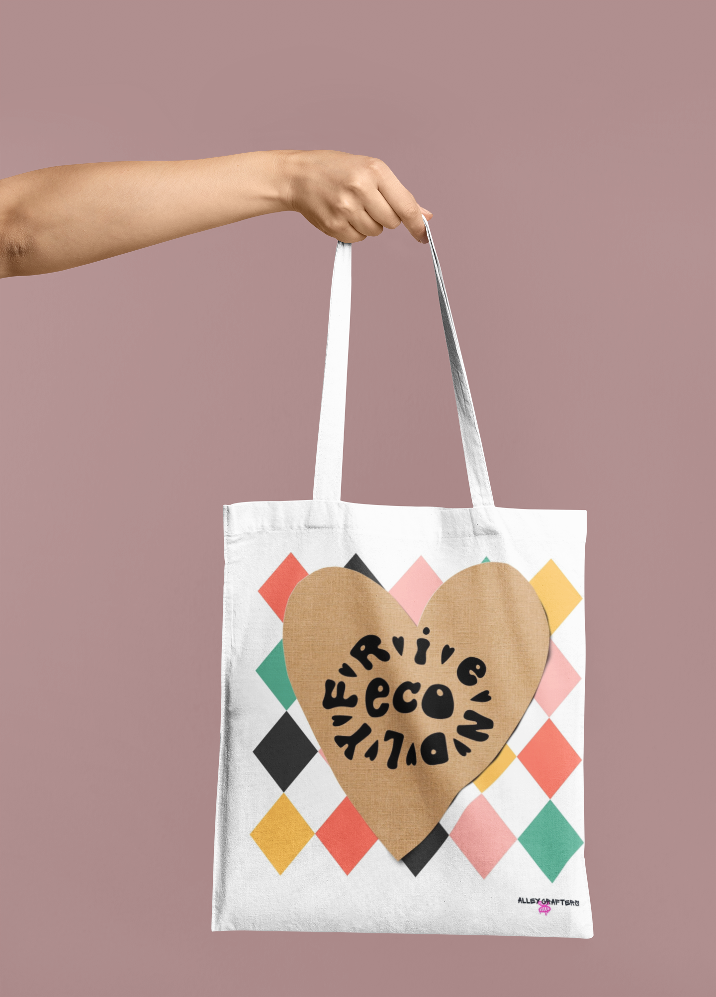Eco Friendly Heart Print