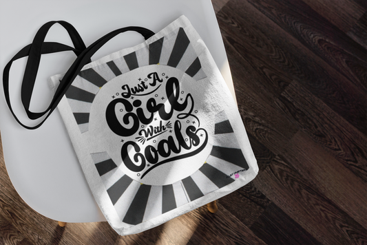 Just A Girl With Goals  - Tote Bag
