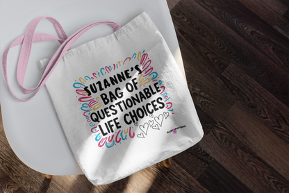 (Name) Bag of Questionable Life Choices' - Tote