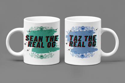 Coffee Mug, Custom name Mug, Streetwise Real OG
