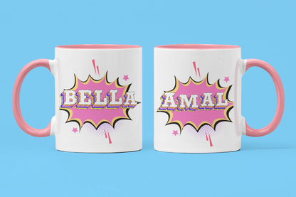 Personalised Pop Art Coffee Mug