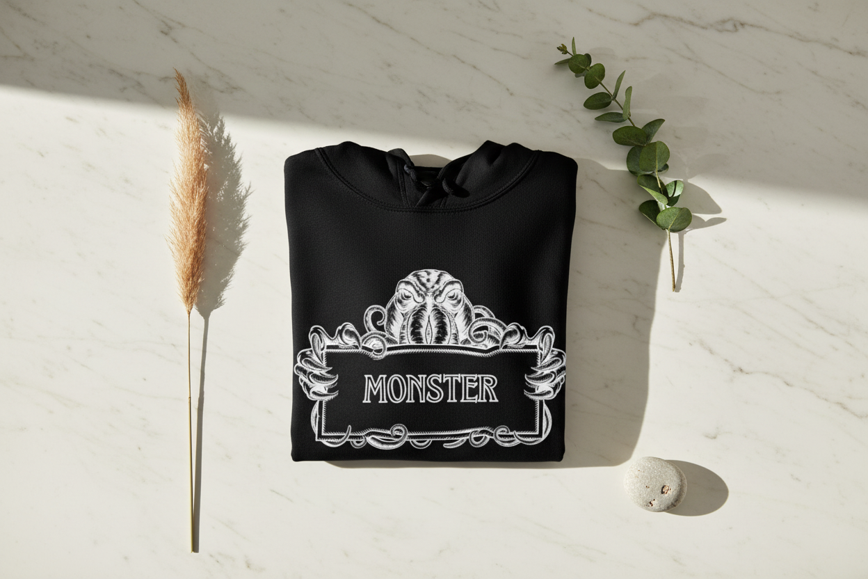 Monster Hoodie Mockup 1