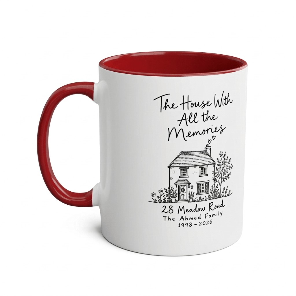 Personalised Family Home Mug – The House with All the Memories - #AlleyCrafters