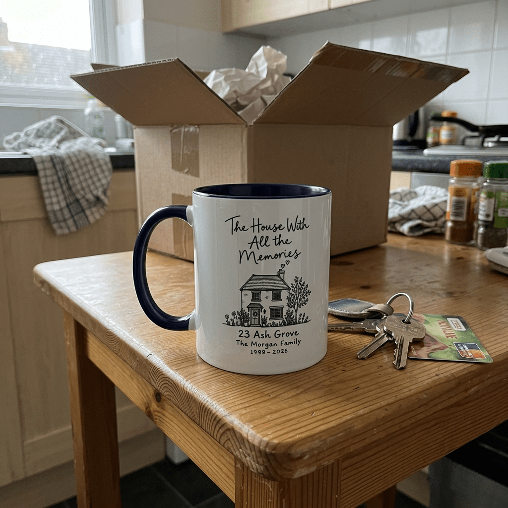Personalised Family Home Mug – The House with All the Memories - #AlleyCrafters