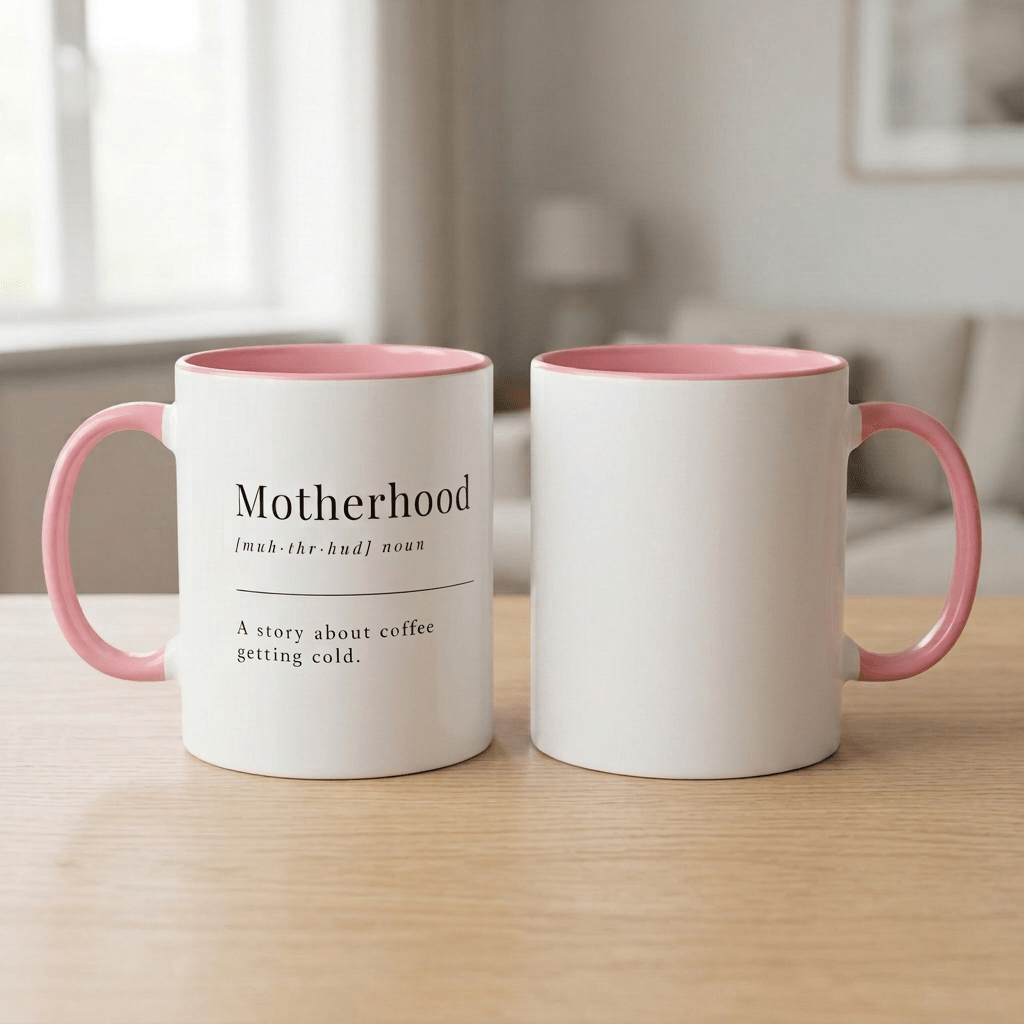 Funny Motherhood Mug – A Story About Coffee Getting Cold, 11oz - #AlleyCrafters