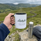 Mountain Hiking Mug – Ready to Go Where My Feet Take Me - #AlleyCrafters