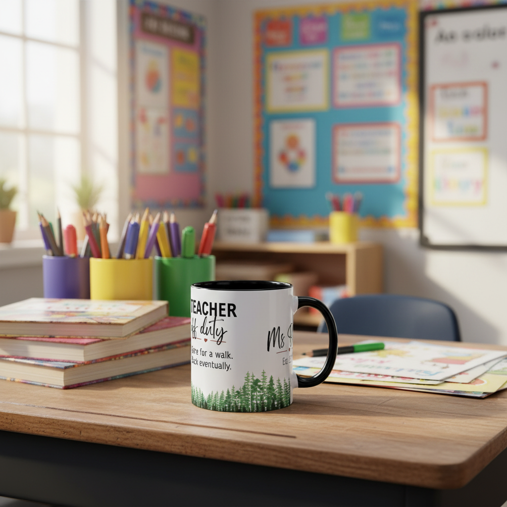 Ms Brown classroom desk mockup