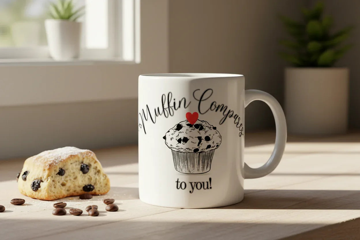 Muffin Compares Mug | Cute Coffee Lover Gift | 11oz Ceramic Mug - AlleyCrafters