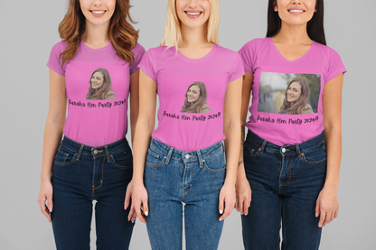 Custom Image and Text Unisex T-Shirt
