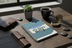 My Diary Harry notebook with masculine styling