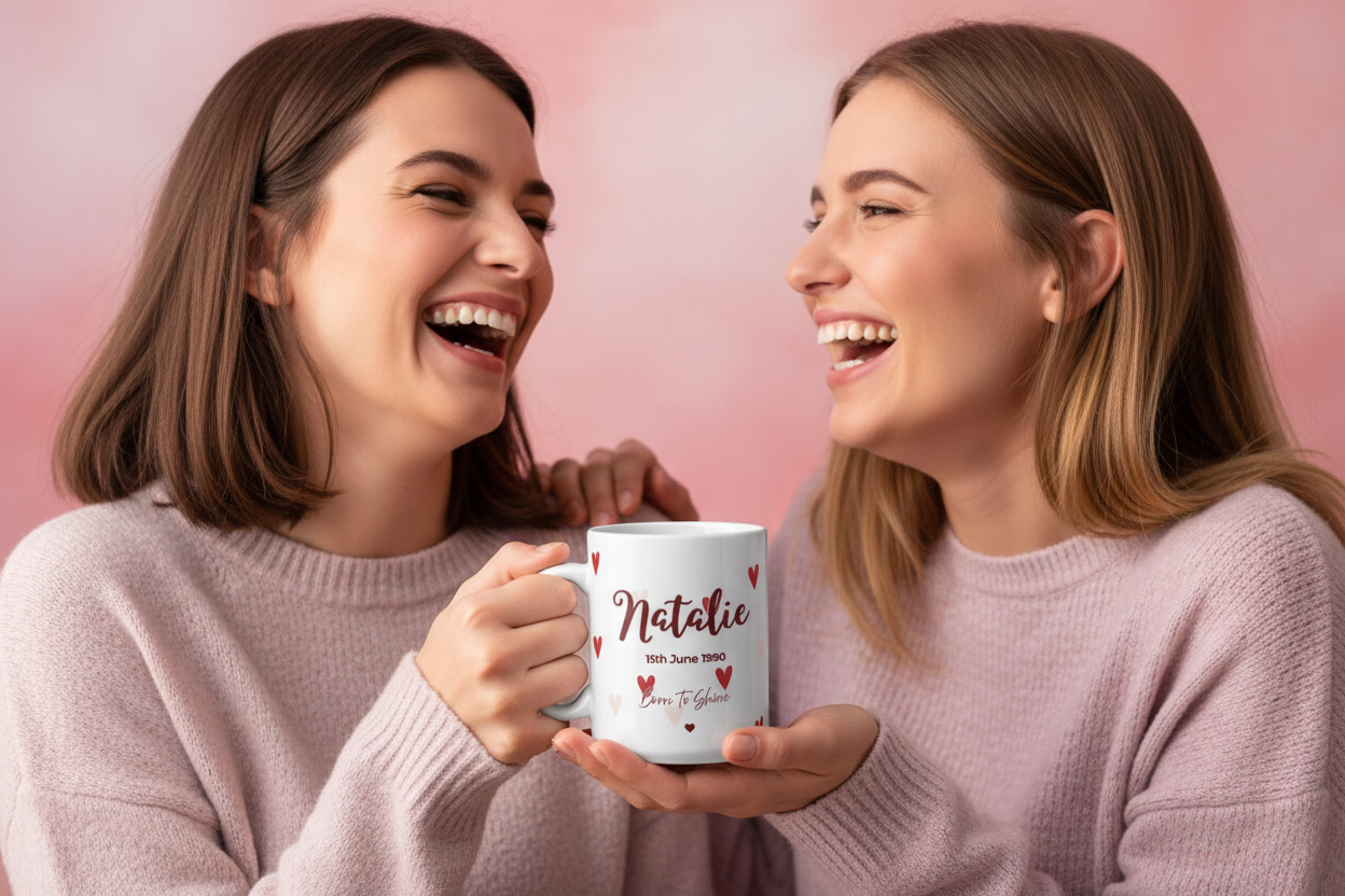 Natalie Heart Mug