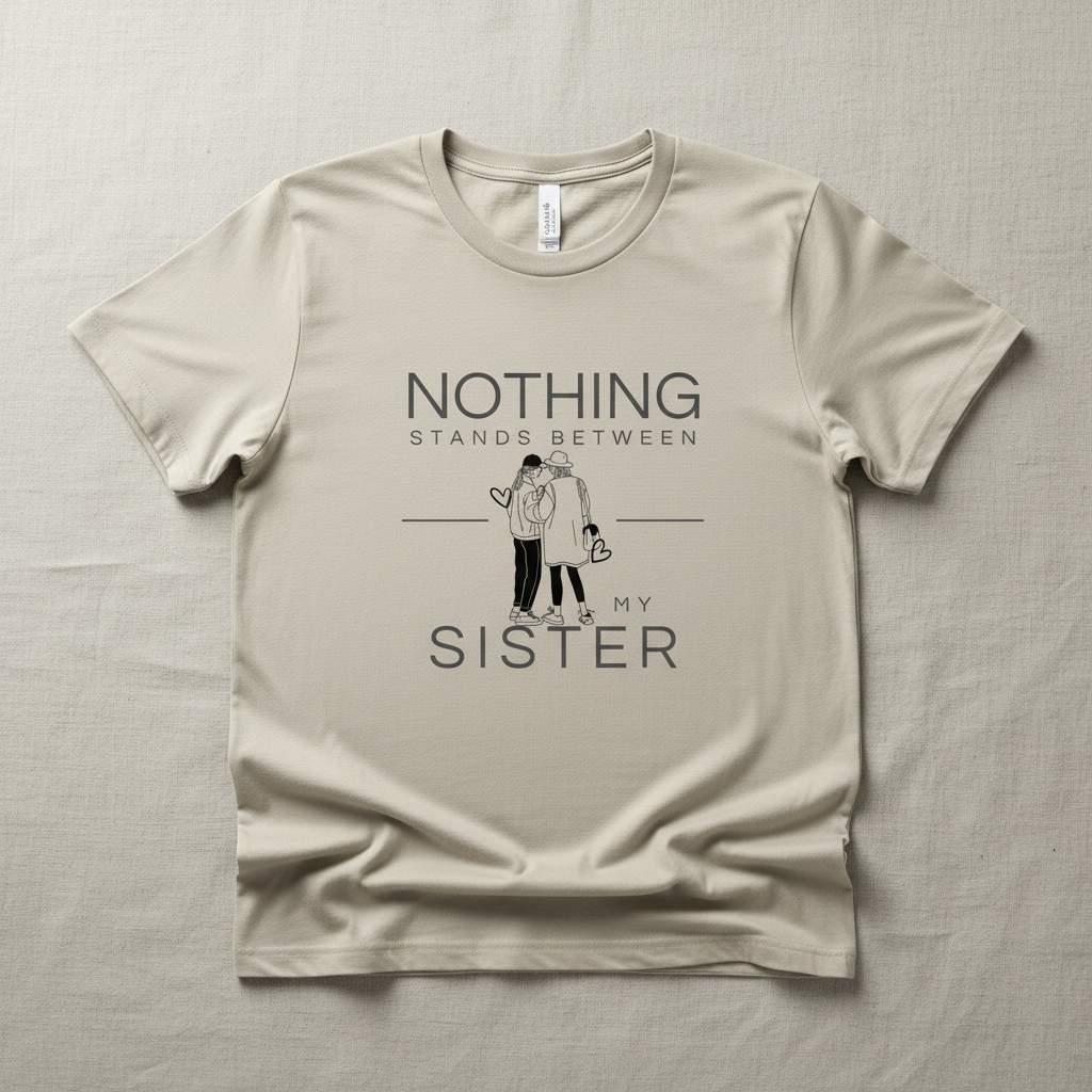 Natural Sister Tee Flat Lay Hero