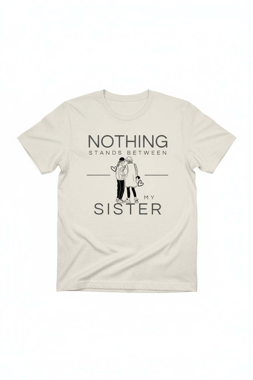 Natural Sister Tee Hero White Background