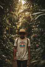 Save Our Seas T-Shirt | Retro Sunset Ocean Conservation Tee UK - AlleyCrafters