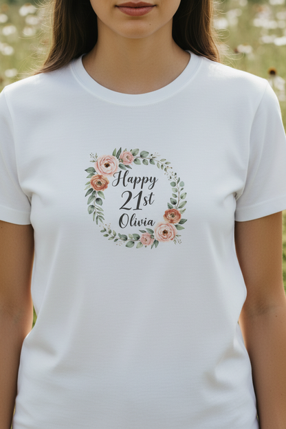 Nature BG — Happy 21st Olivia