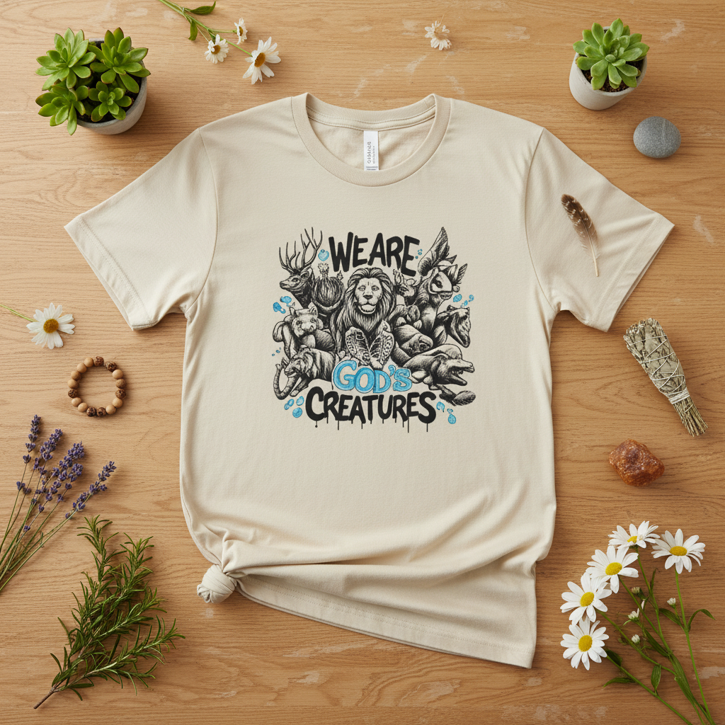 Nature-inspired flat lay