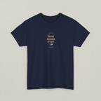 Navy T-shirt with “best mum ever” chest print, personalized “Sophie”