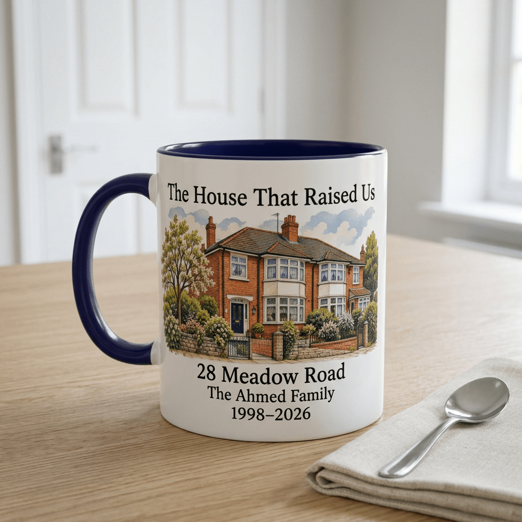 Personalised Family Home Mug – The House With All the Memories - #AlleyCrafters