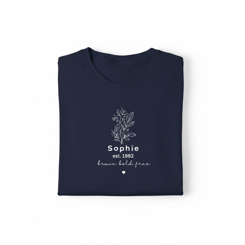 Navy Folded — Sophie — brave bold free