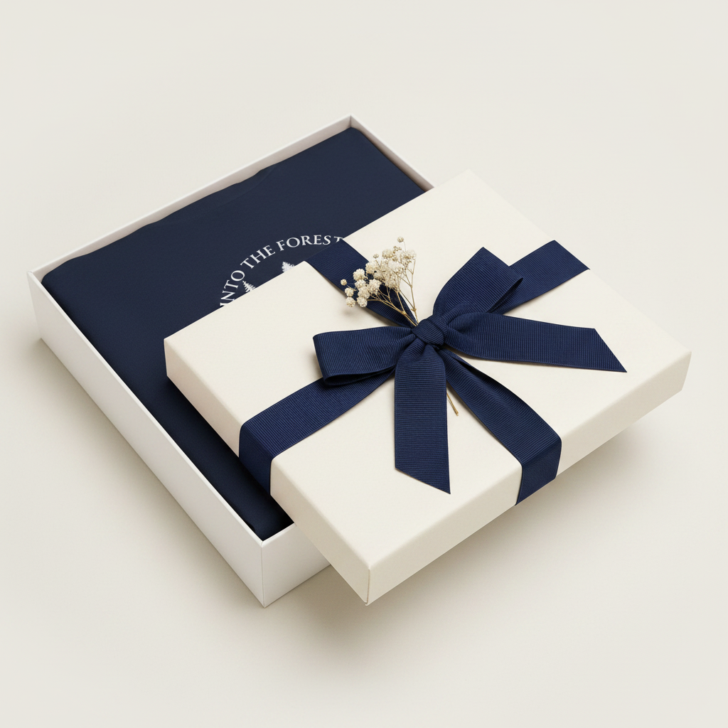 Navy gift wrap