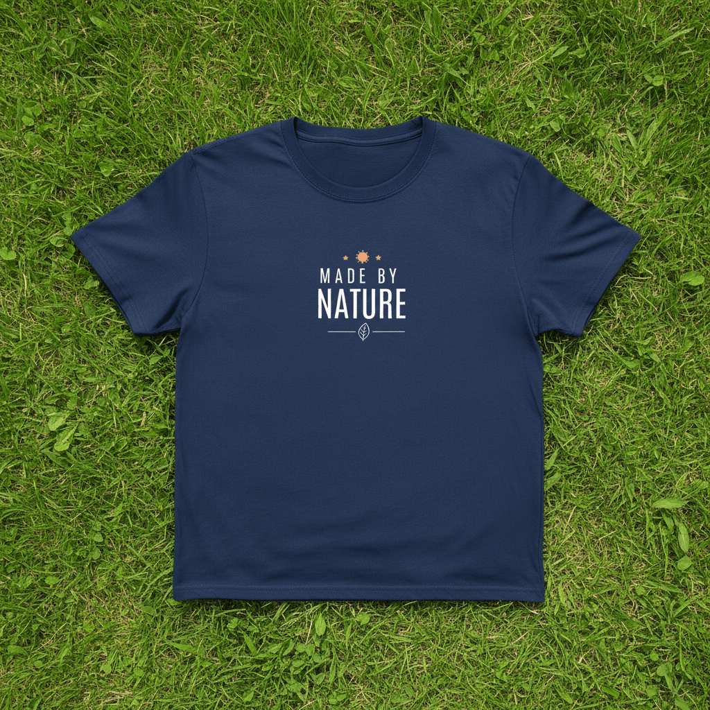 Made By Nature T-Shirt — Minimal Eco Graphic Tee - AlleyCrafters