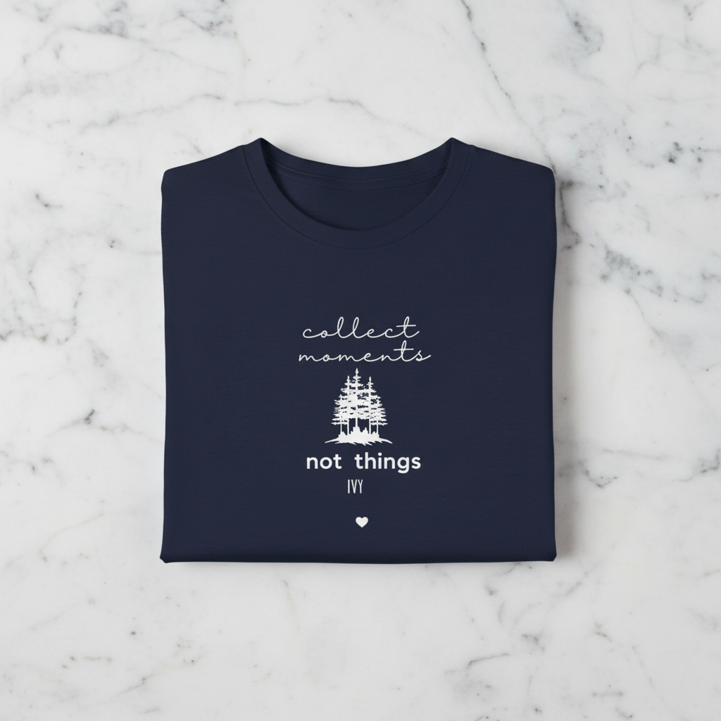 Navy Ivy marble