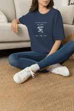 Navy floral mama T-shirt with 'mama est. 2022' and names under the design