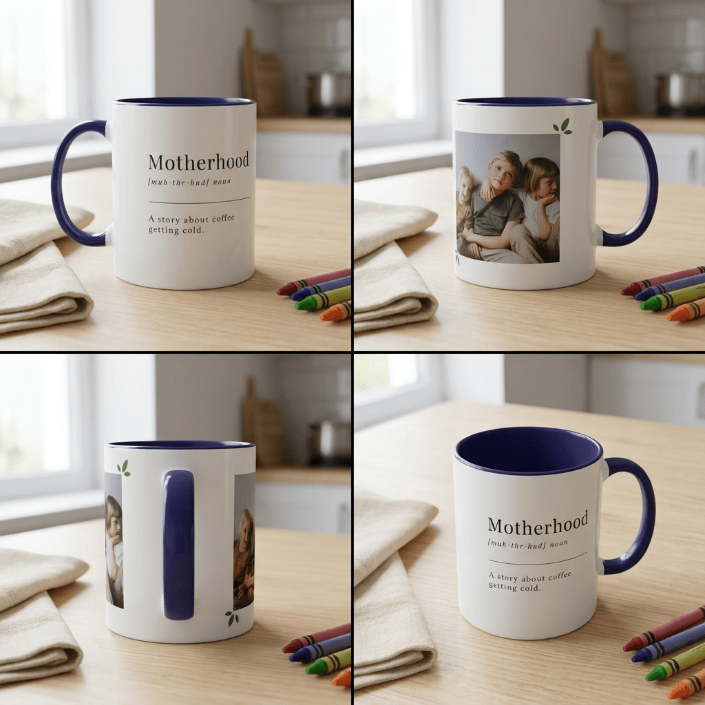 Funny Motherhood Mug – A Story About Coffee Getting Cold, 11oz - #AlleyCrafters