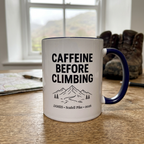 Navy mug lifestyle mockup