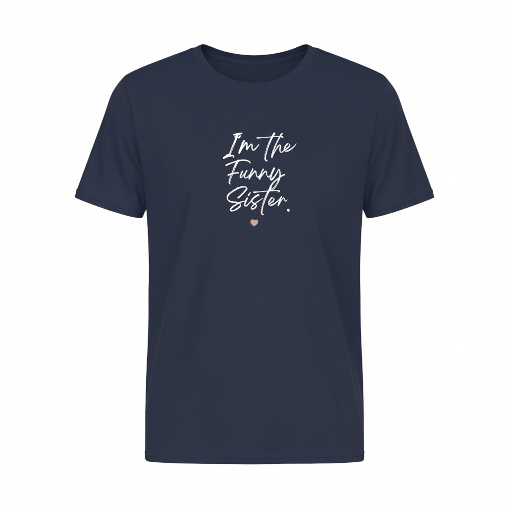 Navy Tee Centered Design Product