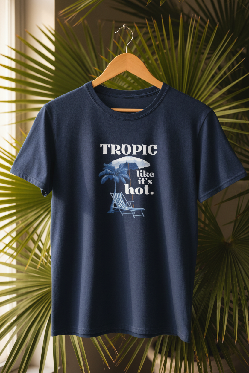 Navy Tee Hanging Hero