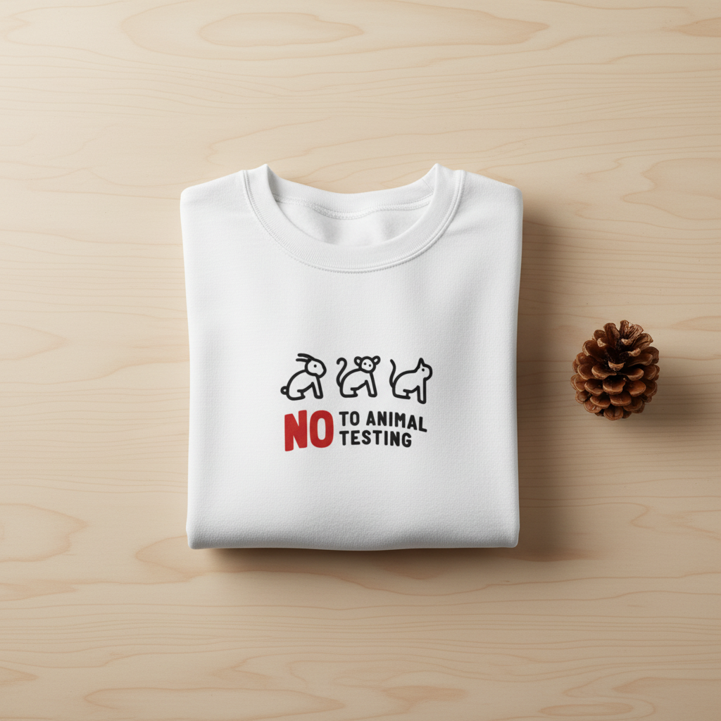 No to Animal Testing - Pinecone