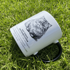 Not Today Motherfluffer Mug | Funny Cat Coffee Cup | Sarcastic Gift - AlleyCrafters