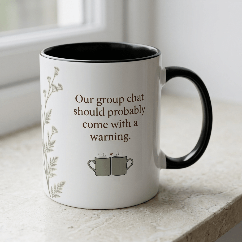 Personalised Long Distance Friendship Mug – Different Postcodes - #AlleyCrafters