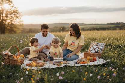 Outdoor family picnic