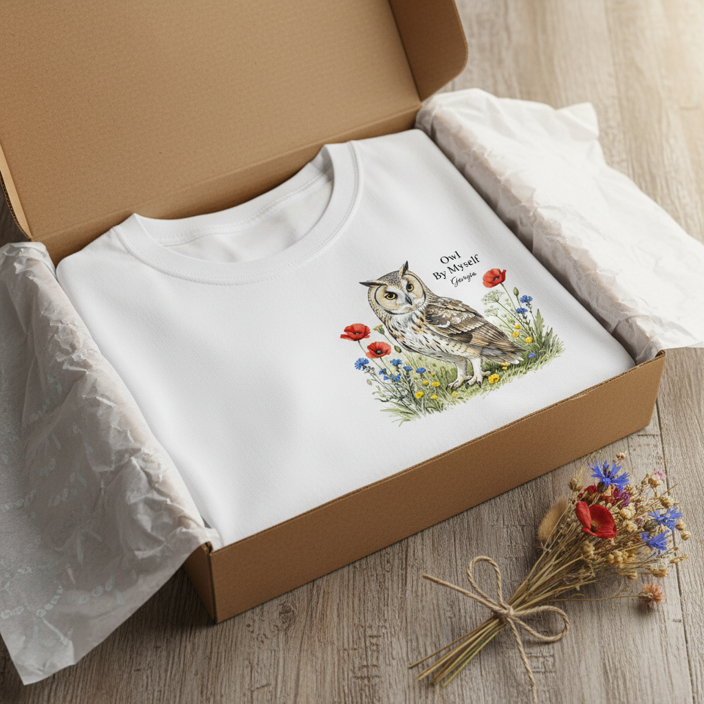 Owl By Myself Top Right
