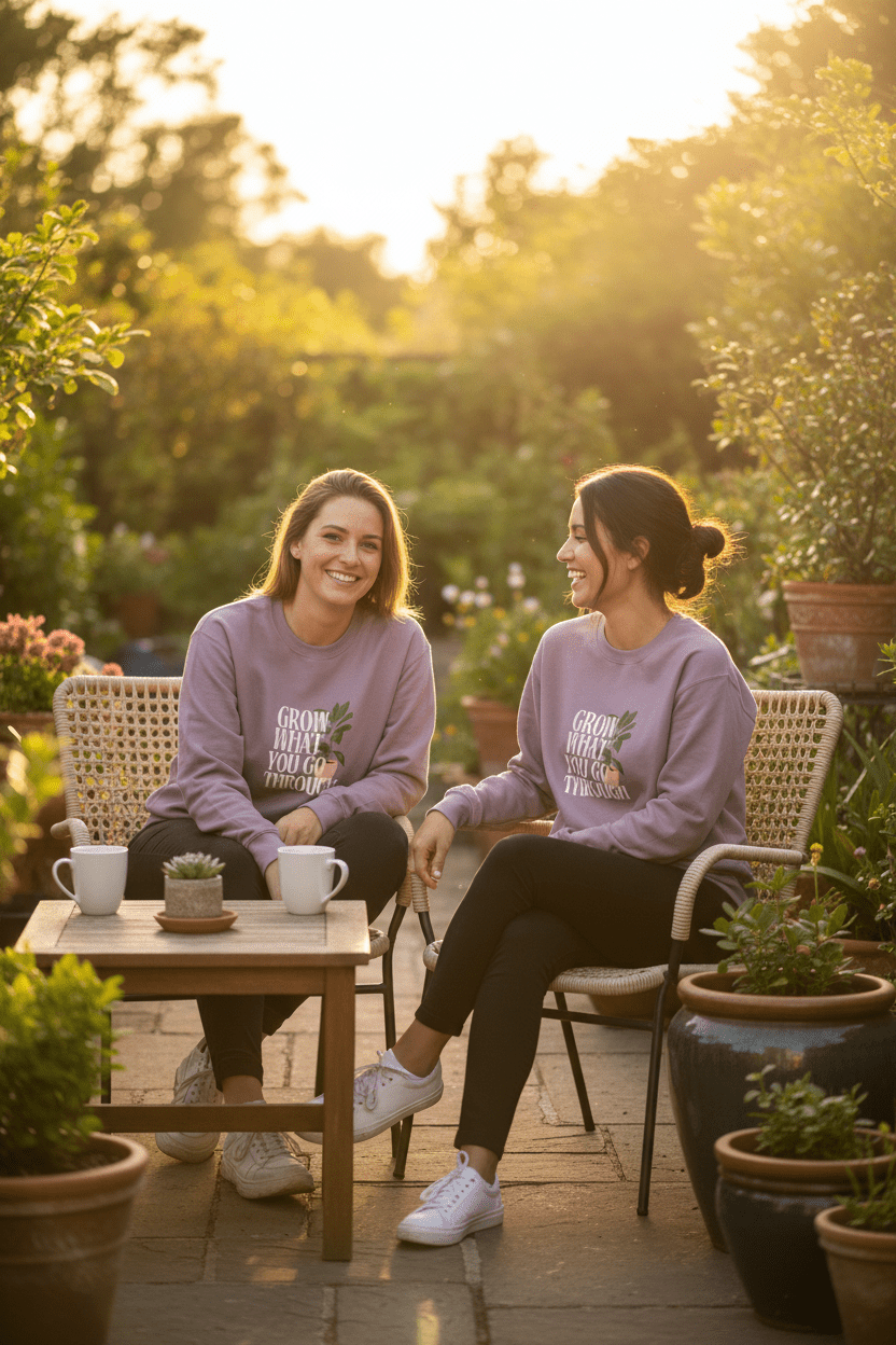 “Grow What You Go Through” Sweatshirt - AlleyCrafters